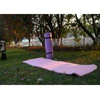 China Purple Extra Thick Yoga Mat Non Slip Yoga Mat For Pilates Exercises on sale