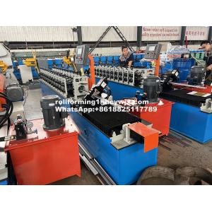 China 45 Steel Shaft Ceiling Metal Roll Forming Machine PLC Control System supplier