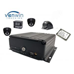 China 4G 3G H265 GPS 4CH 1080P HDD SSD Mobile DVR with Intercom For Buses supplier