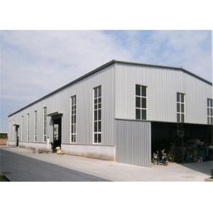 Metal Outdoor Storage Buildings , Large Trussed Lightweight Steel Frame Building