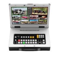 China Live Broadcasting Studio 8 Channel Video Mixer Recorder Switcher With 2xIP Stream Input on sale
