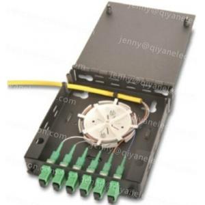 Black indoor Fiber Optic Wall Mount Termination Box