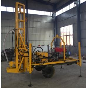 China 90r/Min 18.5kw Well Drilling Machine Trailer Mounted supplier