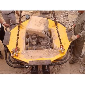Excavator Pile Head Cutting 600mm Dia Round Concrete Cutter Machine