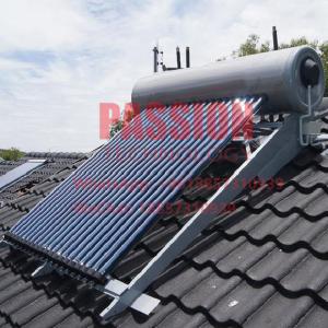 China Stainless Steel 316L Thermal Solar Water Heater With Polyurethane Foam Insulation supplier