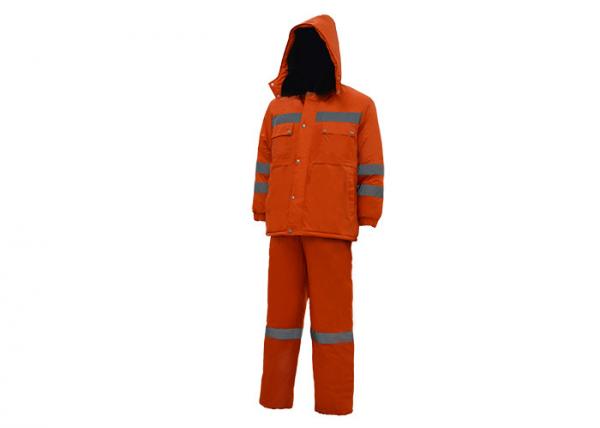 Eco Friendly Hi Vis Workwear Hoodies , Winter Safety Jackets Reflective No