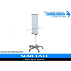 Spinning Shop Display Fittings Rotating Floor Display Stand Display Rack Moveable base