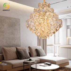 Indoor Luxury Fancy Glass Pendant Light For Wedding Hotel Lobby