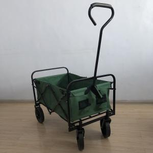 8 Inch Collapsible Beach Trolley 600D Oxford Fabric Lightweight Folding Wagon