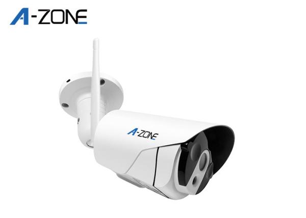 Waterproof Wireless Hd Home Security Cameras , Bullet Type Cctv Camera P2P Application
