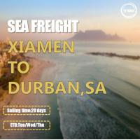 Shipping From Xiamen China to Durban South Africa