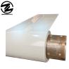 China 600-1500mm Width White RAL9003 Color Prepainted Galvanized PPGI Steel Coil with Punching Processing Service wholesale