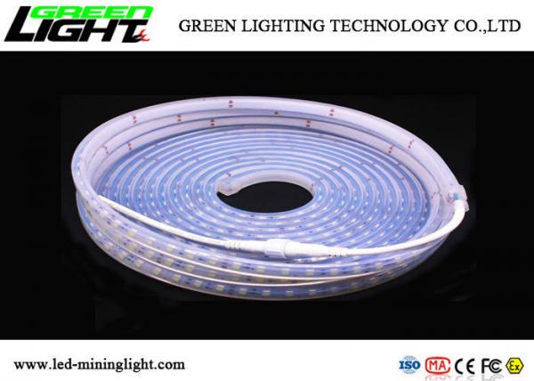 SMD5050 Safety LED Flexible Strip Lights High Voltage Temp Regulation Protection