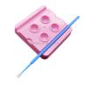China ミニタトゥーインクトレイ マイクロピグメントキャップ 永久化粧グリーホルダー 眉毛ブラシツール 歯磨き用ミックスツール すべてプラスチック製 wholesale
