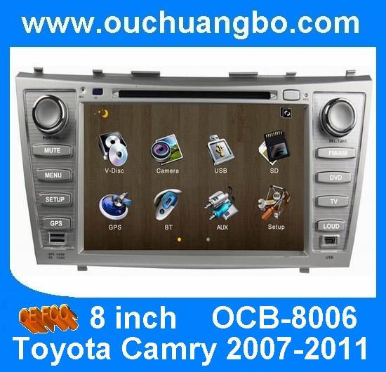 Wince 6.0 car Stereo Sat Nav for Toyota Camry 2007-2011 with auto radio gps