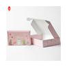 China Colored 250g Art Paper Cosmetic Packaging Boxes Pink Gold Foil wholesale