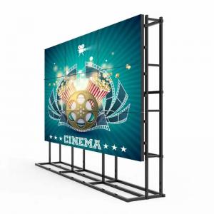 China Commercial LCD TV Wall 46 Inch 1.8mm Floor Standing Advertising Splicing Wall supplier