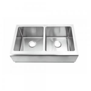 China Commercial 16 Gauge Stainless Steel Sink With Apron 32-7/8 Lx20Wx10 H supplier