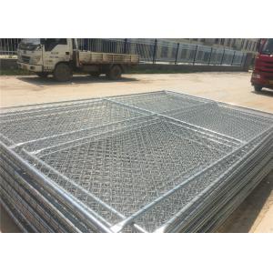 China Carbon Steel Pipe Temporary Chain Link Fence Metal Fence Panels 6'X9.5' 2⅜X2⅜ supplier