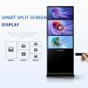 75 Inch Floor-stand High Brightness Large Format Interactive Display Multi-Touch Retail Wayfinding Solution Digital Signage