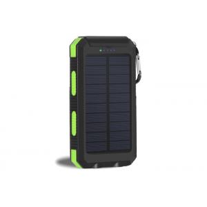 China Waterproof Solar USB Power Bank / Solar Mobile Power Bank 8000mah With Compass supplier