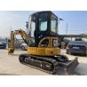 China CAT303E Mini Excavator  3-Ton Zero Tail Swing Digger with 24.8HP Tier 4 Engine 2.65m Dig Depth wholesale