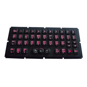 China Silicone Rubber Ruggedized Keyboard with Hula Pointer Backlight supplier