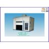 Electric Wire Flame Test Chamber , Flame Test Apparatus For Finished Wire / Cord