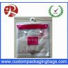Color Printing Soft Pvc Packaging Bags With Plastic Hanger For Underwear