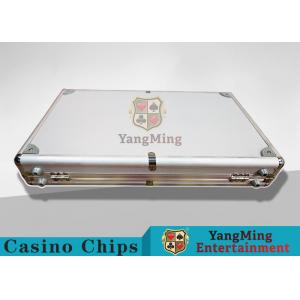 China Aluminum Carrying Case For Casino Poker Chip Set  Metal Poker Chip Box For 600pcs supplier