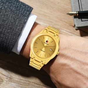 Fashion Stainless Steel Alloy Case 3ATM Automatic Mechanical Watch For Business Men