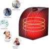 China Portable Sauna Spa Computer Control Panel Personal Steam Sauna For Home Relaxation Safe Sauna Spa Tent With Chair Remote Control Foldable Timer wholesale