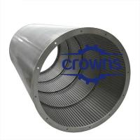 China High Pressure Stainless Steel Wedge Wire Mesh Filter Tube Johnson Wedge Screen Water Pond Sieve Slotted Filter Pipe on sale