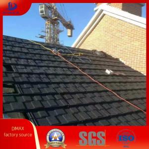 Construction Roofing Colored Stone Coated Steel Roofing Tiles Lightweight