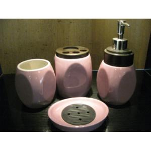 China Under glazed color ensembles Ceramic Bath Accessories sets for shower fittings supplier