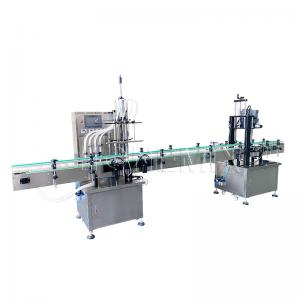 China Red Wine Juice Filling And Capping Machine 220V Automatic Liquid Filler supplier