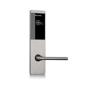 Card Key Commercial Door Locks , Bluetooth Smart Lock RFID Keypad Hotel Room