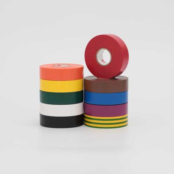 Custom Heat Resistant PVC Electrical Tape 25m with 80°C Max Temp for Industrial Insulation