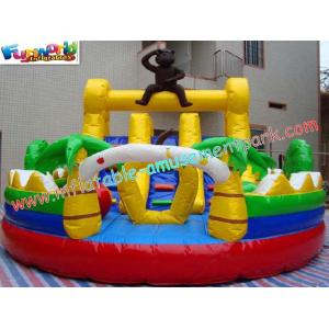 China Outdoor Kids 1000D, 18 OZ PVCTarpaulin Inflatable Amusement Park Games for Re - sale supplier