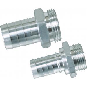 NPT Male Silver Steel Forged Hose Tails Connector For Dispenser Hose
