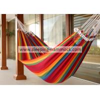 China Balcony Backyard Rainbow Brazilian Hammock Bed 260 X 190 Cm Fade Resistant on sale