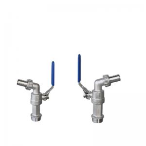 China Floating Ball Valve Garden Hose Bibcock Stop Taps Customization Forged Stainless Steel supplier