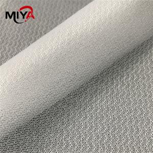 China Baby Clothes Stretch 45gsm Fusible Interlining Fabric supplier