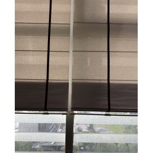 China Automatic Battery Operated Motorized Blackout Zebra Roller Blinds Curtains For Windows Zigbee APP wholesale