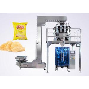 China Puffed Food VFFS Packaging Machine for Potato Chips with Electronic Multi-head Weigher supplier