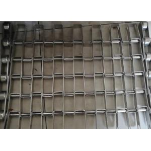 304 Grade Stainless Steel Flat Conveyor Wire Mesh Belt With Good Breath Ability For Pastry