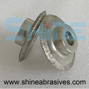 Diamond Electroplated CBN Valve Seat Stones Shine Abrasives For Carbide Grinding