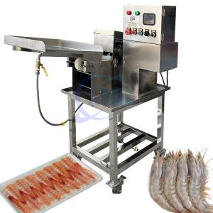 Sushi and shrimp belly opening machine Seafood and shrimp processing belly opening machine Cooked shrimp back cutting ma