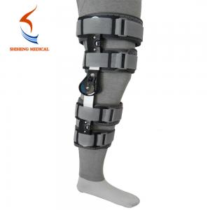 China Hot selling good design black adjustable knee orthopedic brace supplier