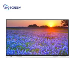 China 55 65 75 Inch Capacitive Interactive Whiteboard Intelligent Interactive Flat Panel supplier